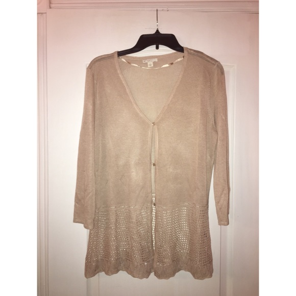 Cato Sweaters - NWOT Cato Cream Cardigan